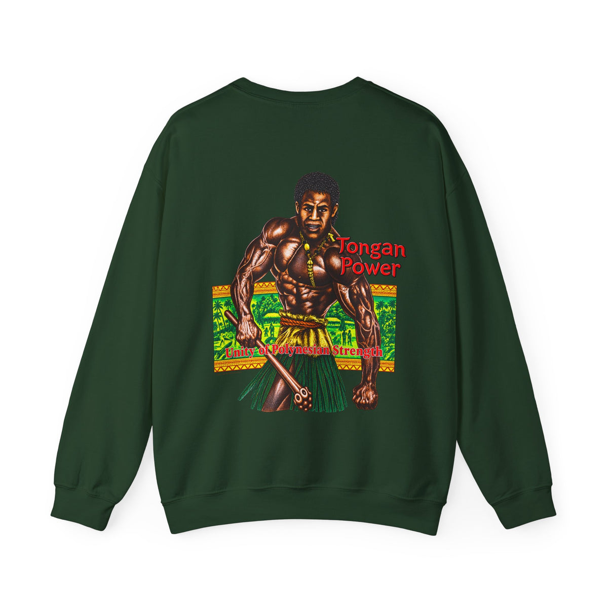 Local Strength Tongan Power Unity of Polynesian Strength Unisex Heavy Blend™ Crewneck Sweatshirt