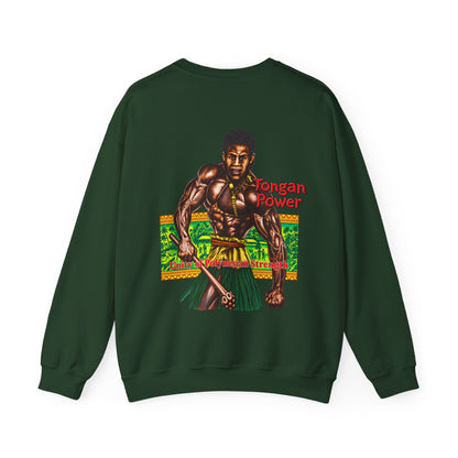 Local Strength Tongan Power Unity of Polynesian Strength Unisex Heavy Blend™ Crewneck Sweatshirt