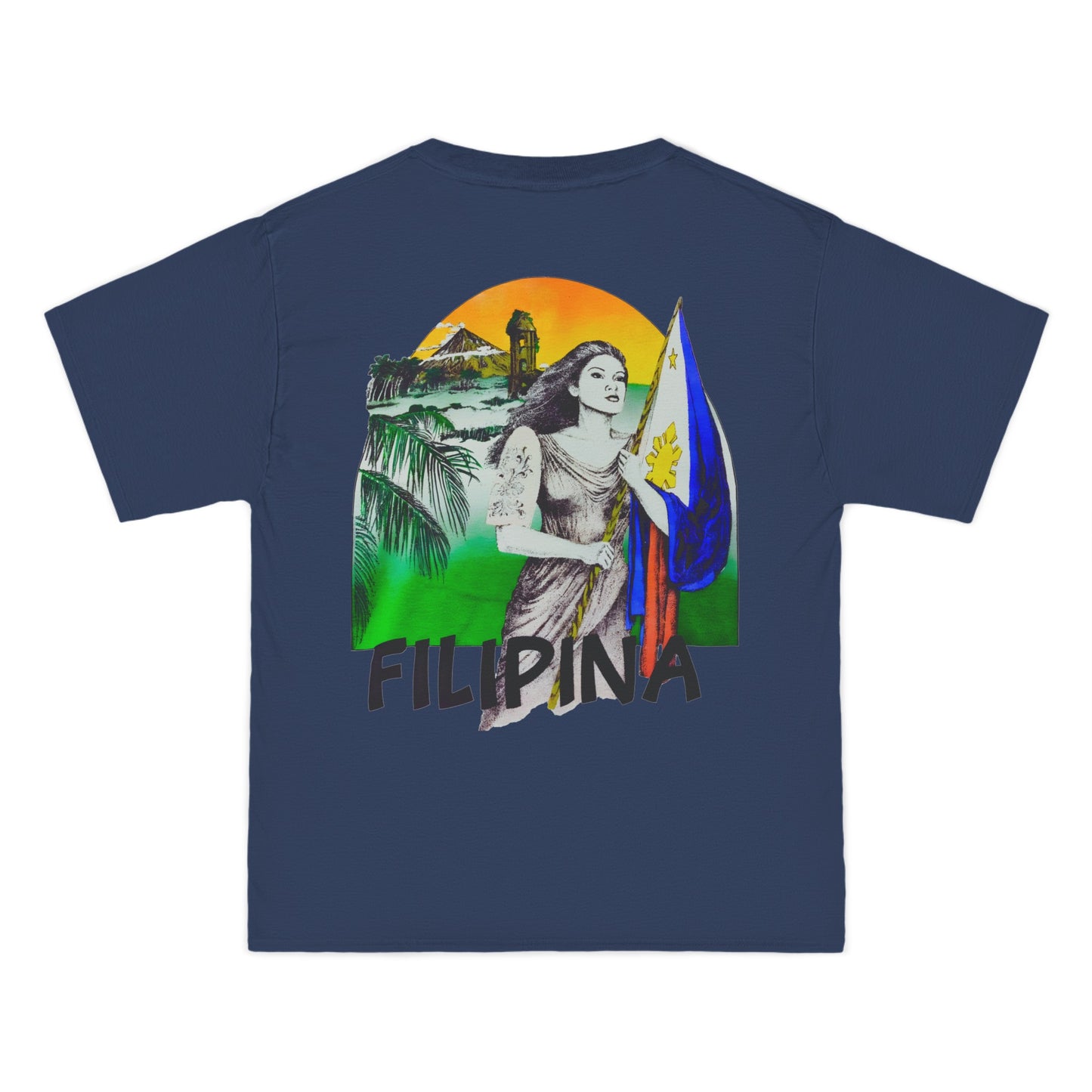 Filipino Strength Filipina Vintage Design 90s New Print Beefy-T®  Short-Sleeve T-Shirt