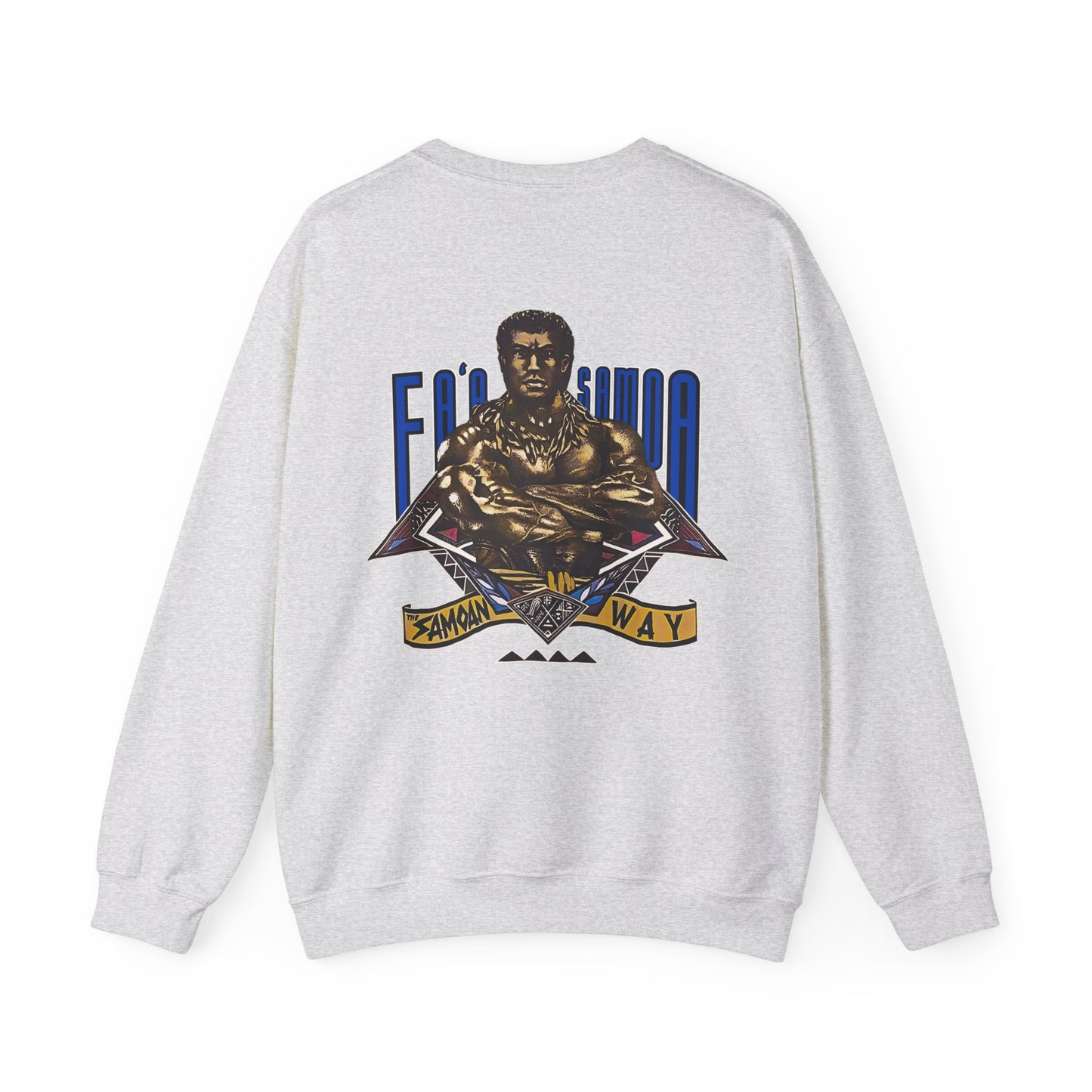 Samoan Strength Fa'a Samoa The Samoan Way Vintage Design 90s New Print Unisex Heavy Blend™ Crewneck Sweatshirt