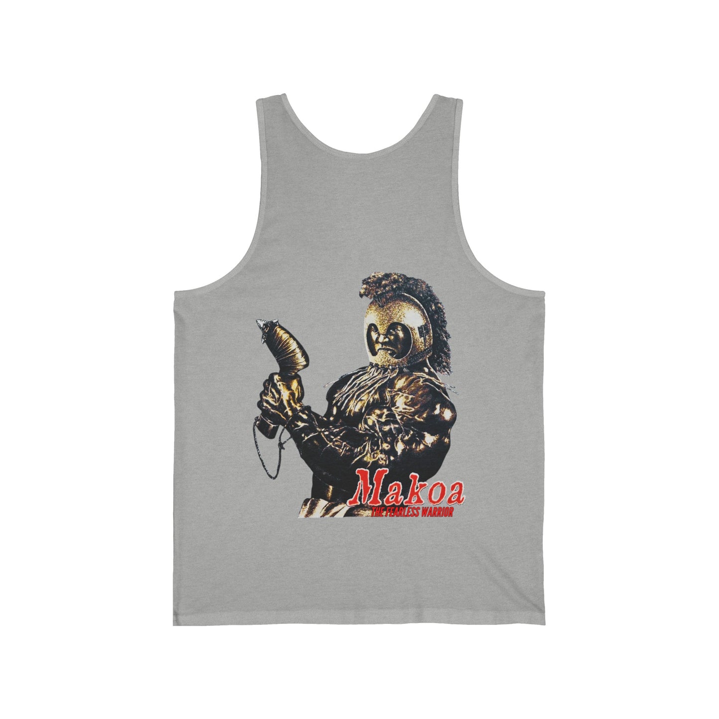 Hawaiian Strength Makoa The Fearless Warrior Vintage Design 90s New Print Unisex Jersey Tank