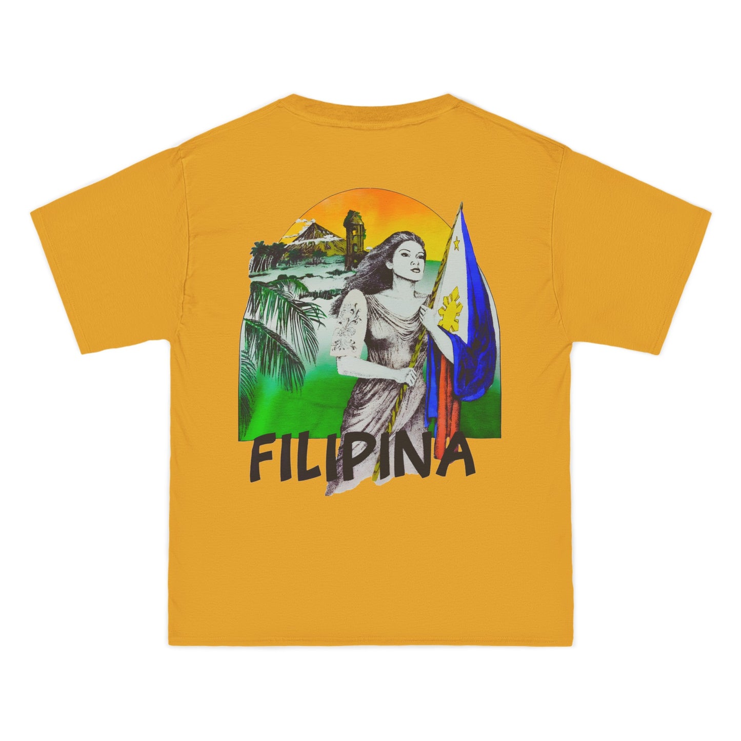 Filipino Strength Filipina Vintage Design 90s New Print Beefy-T®  Short-Sleeve T-Shirt