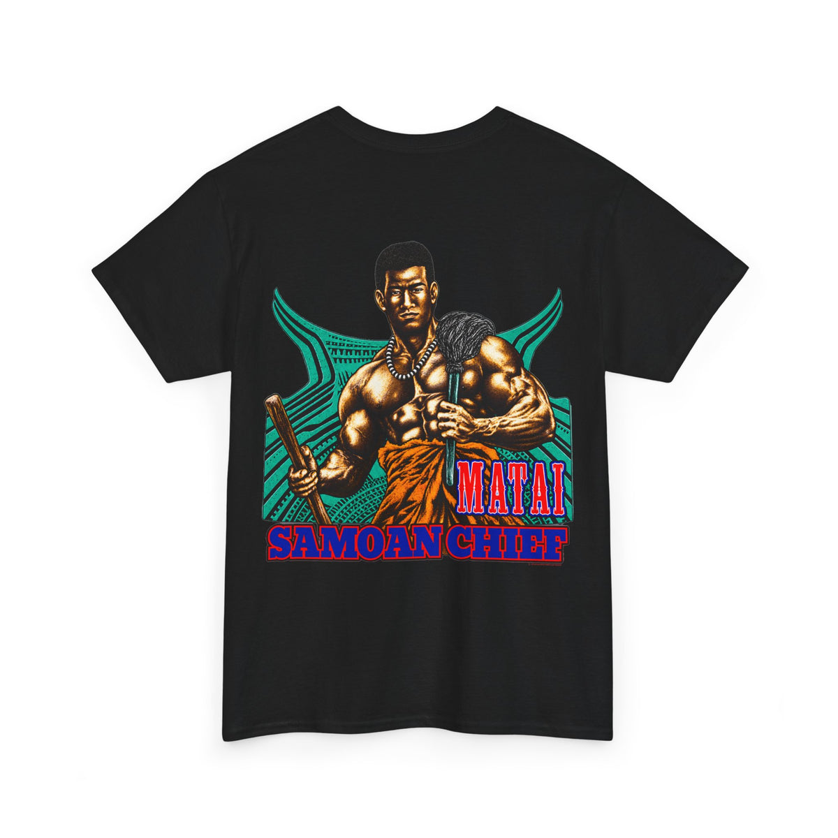 Samoan Strength Samoan Chief Matai Unisex Heavy Cotton Tee
