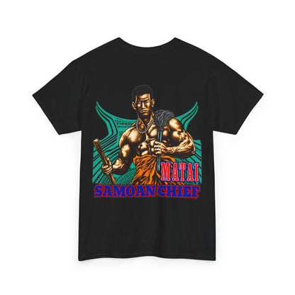 Samoan Strength Samoan Chief Matai Unisex Heavy Cotton Tee