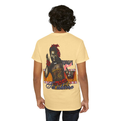 Local Strength Tongan Girl Ta'ahine Vintage Design 90s New Print Unisex Heavy Cotton Tee