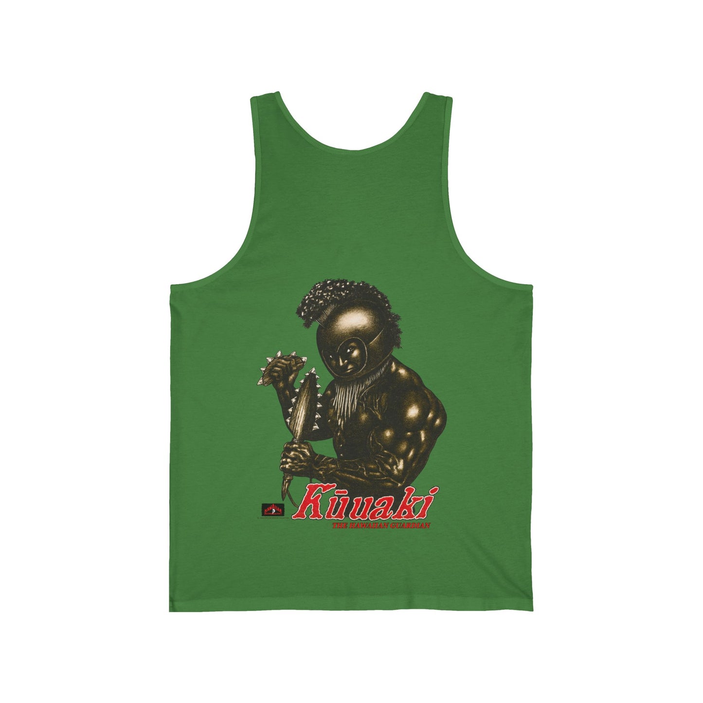 Hawaiian Strength Kῡuaki The Hawaiian Guardian Vintage Design 90s New Print Unisex Jersey Tank