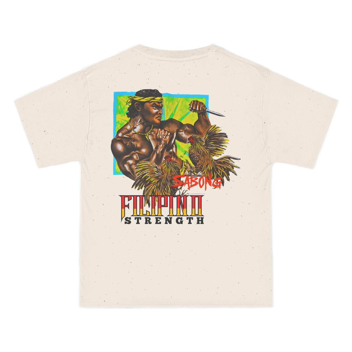 Filipino Strength Sabong Vintage Design 90s New Print Beefy-T®  Short-Sleeve T-Shirt