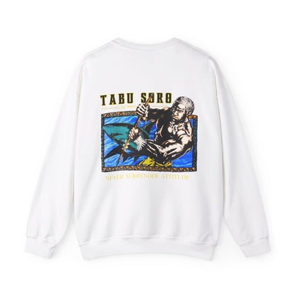 Local Strength Tabu Soro Fiji Islands Never Surrender Attitude Vintage Design 90s New Print Unisex Heavy Blend™ Crewneck Sweatshirt