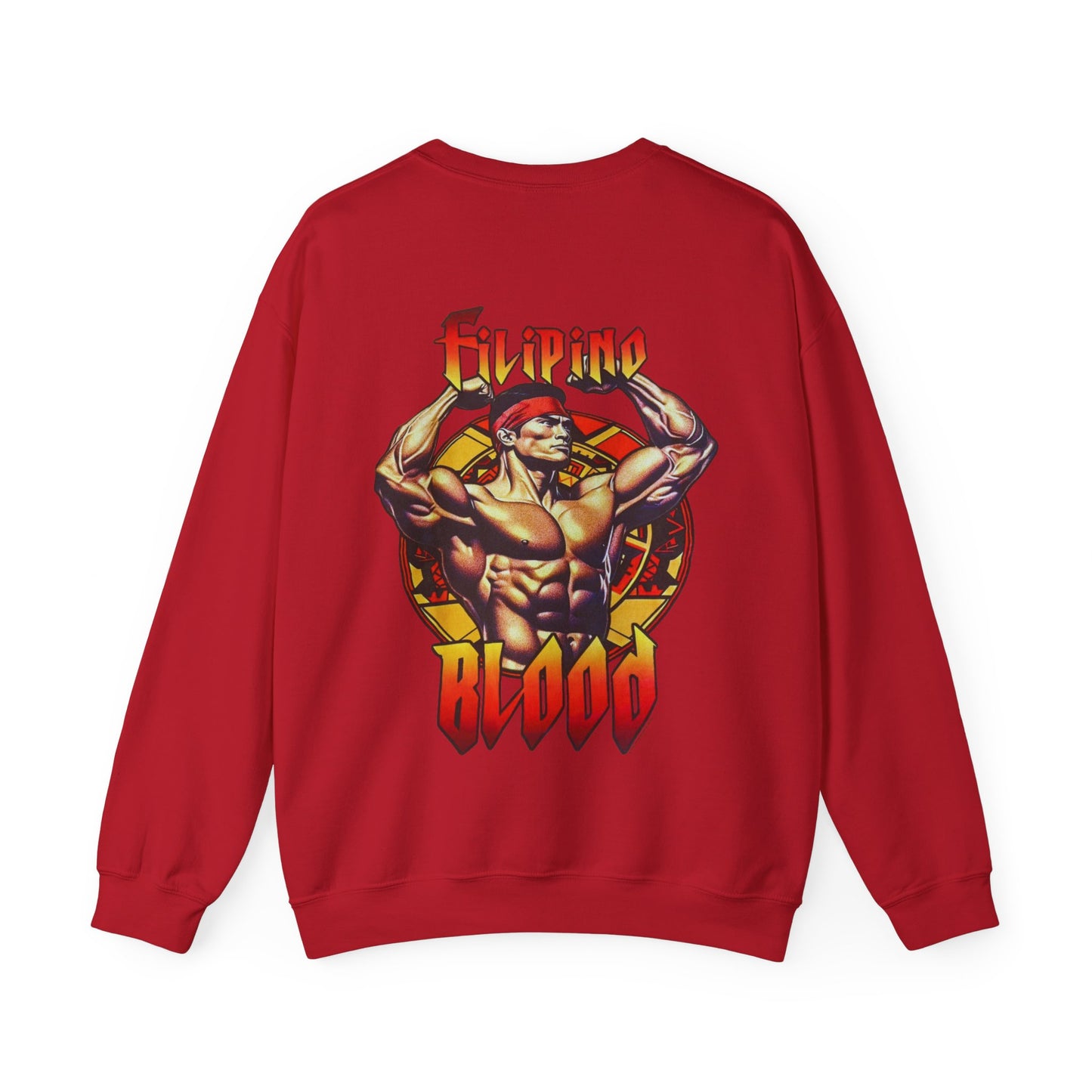 Filipino Strength Filipino Blood Vintage Design 90s New Print Unisex Heavy Blend™ Crewneck Sweatshirt