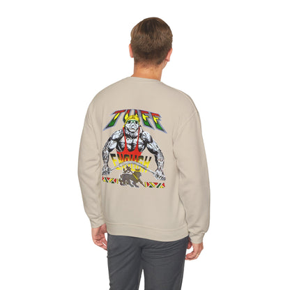 Jawaiian Strength Tuff Enough Vintage Design 90s New Print Unisex Heavy Blend™ Crewneck Sweatshirt