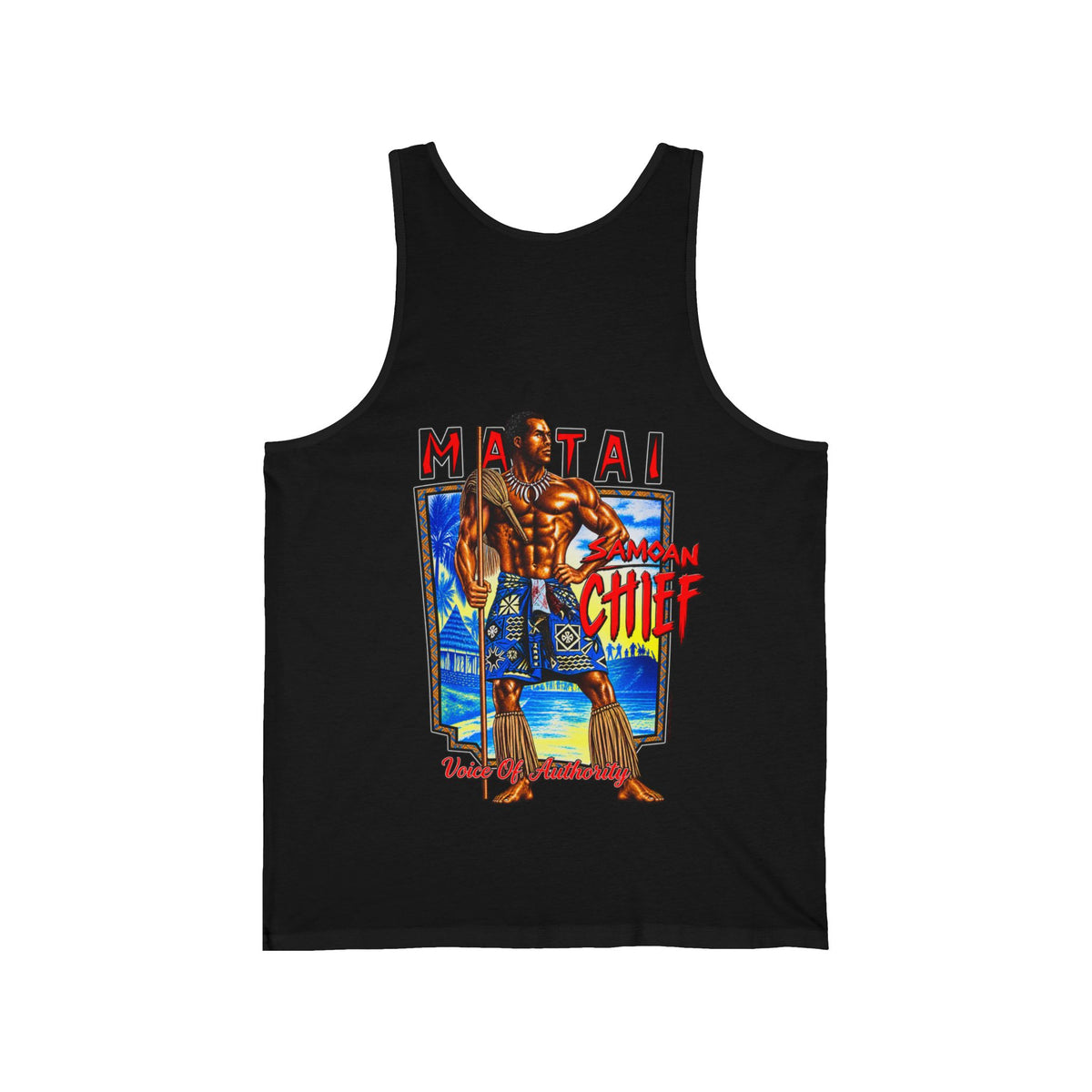 Samoan Strength Samoan Chief Matai Unisex Jersey Tank