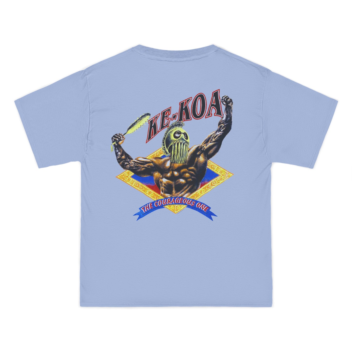 Hawaiian Strength The Courageous One Ke-Koa Vintage Design 90s New Print Beefy-T®  Short-Sleeve T-Shirt