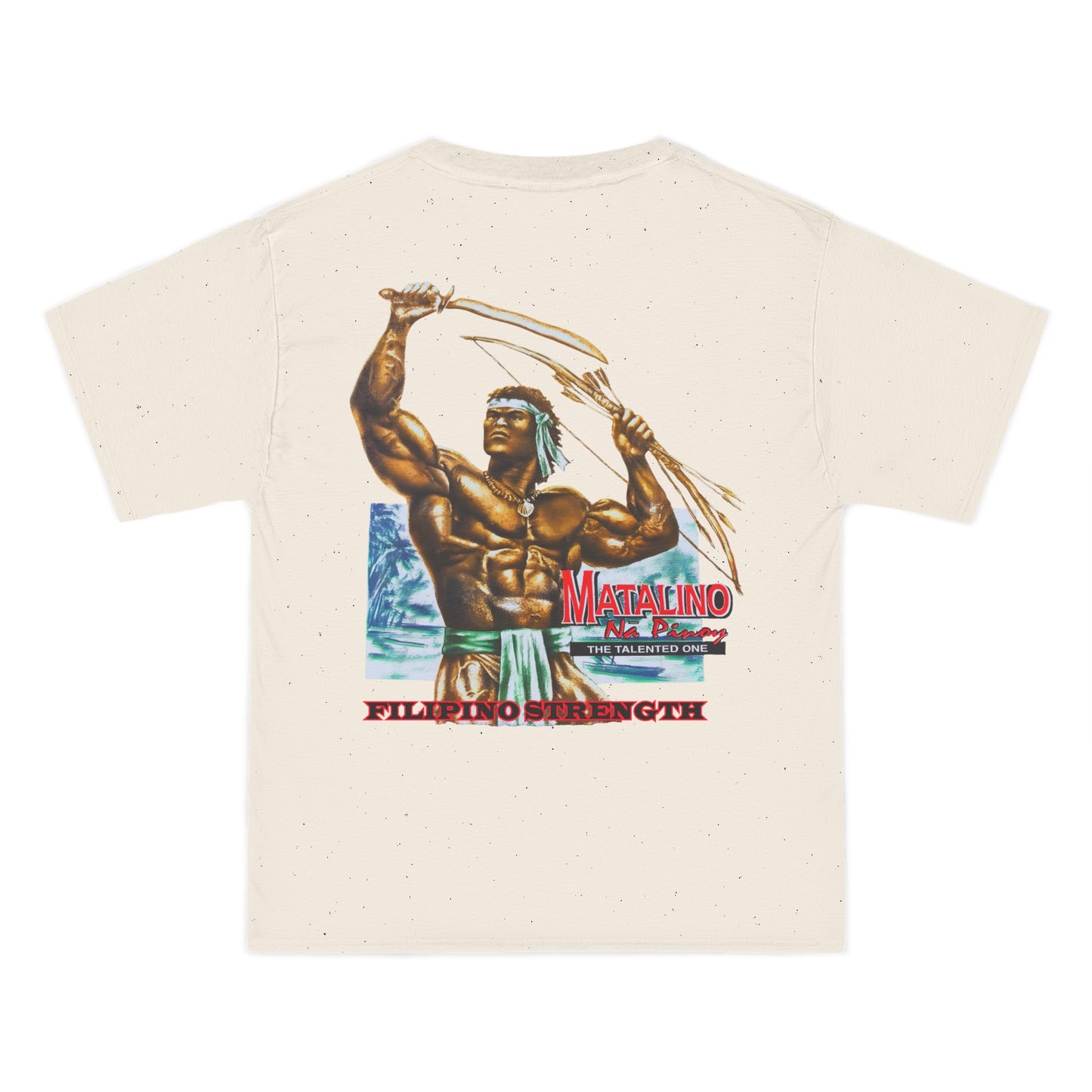 Filipino Strength Matalino Na Pinoy The Talented One Vintage Design 90s New Print Beefy-T®  Short-Sleeve T-Shirt