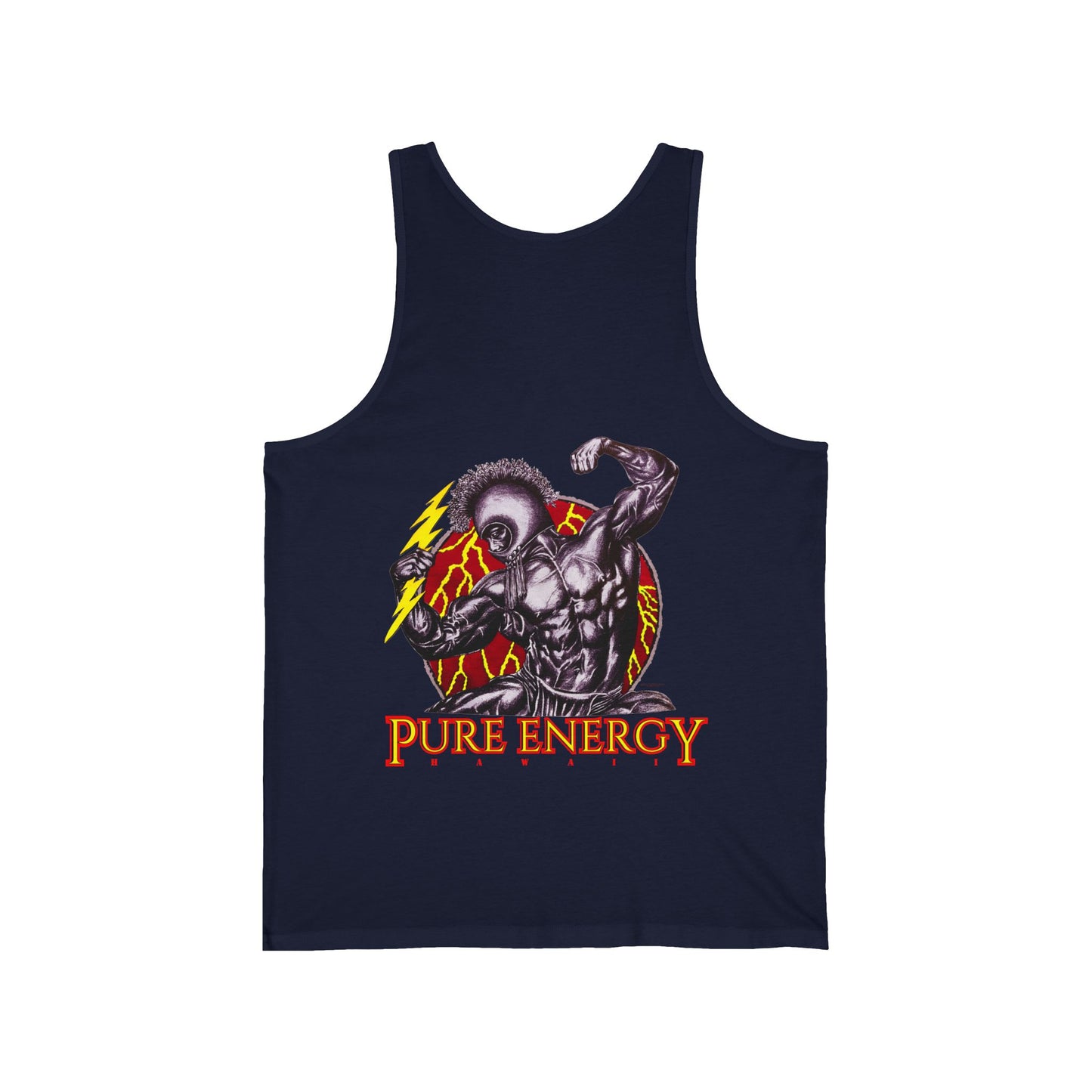 Hawaiian Strength Pure Energy Hawaii Vintage Design 90s New Print Unisex Jersey Tank