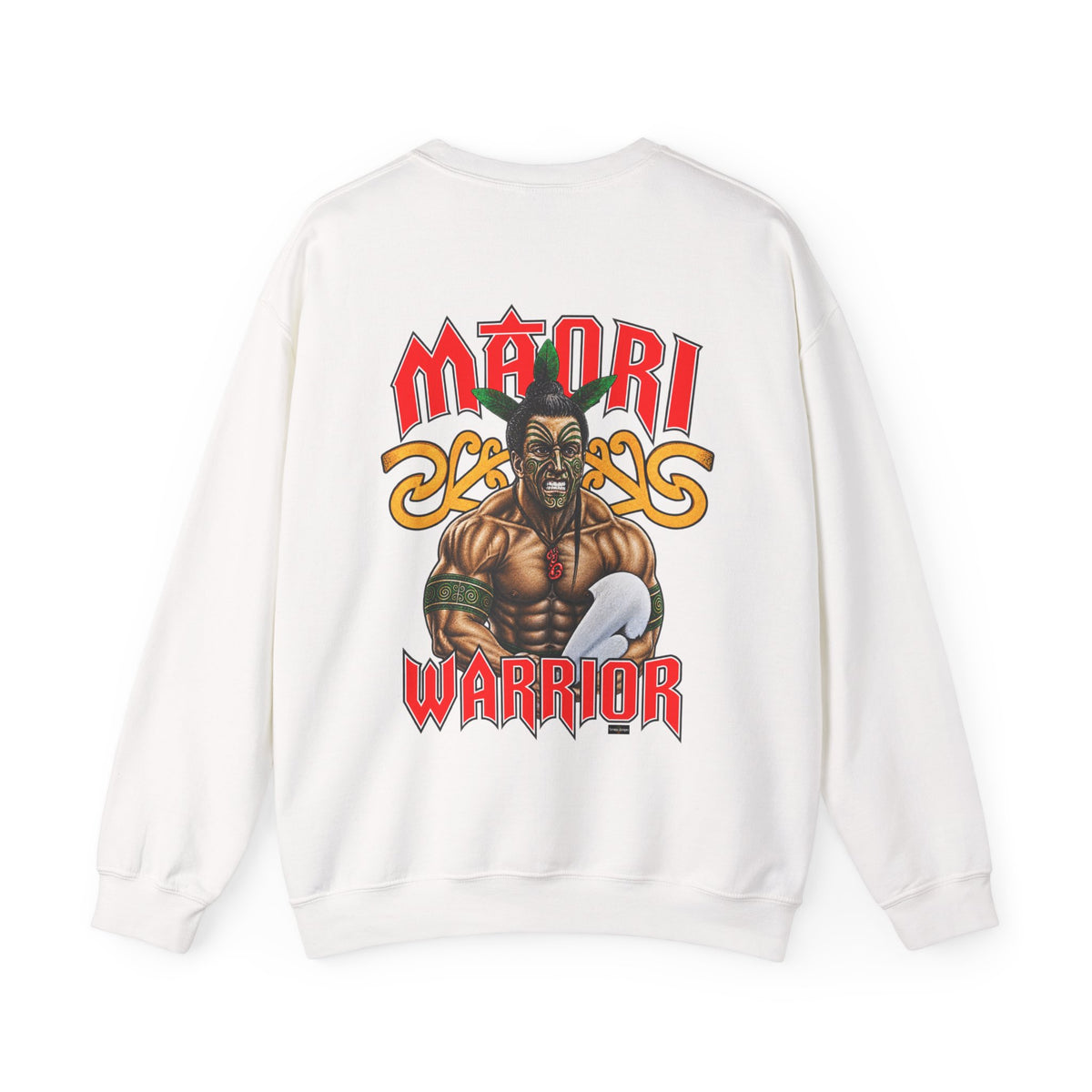 Local Strength Maori Warrior Unisex Heavy Blend™ Crewneck Sweatshirt