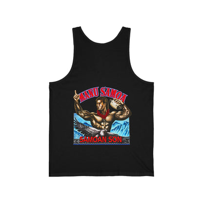 Samoan Strength Manu Samoa Samoan Son Unisex Jersey Tank