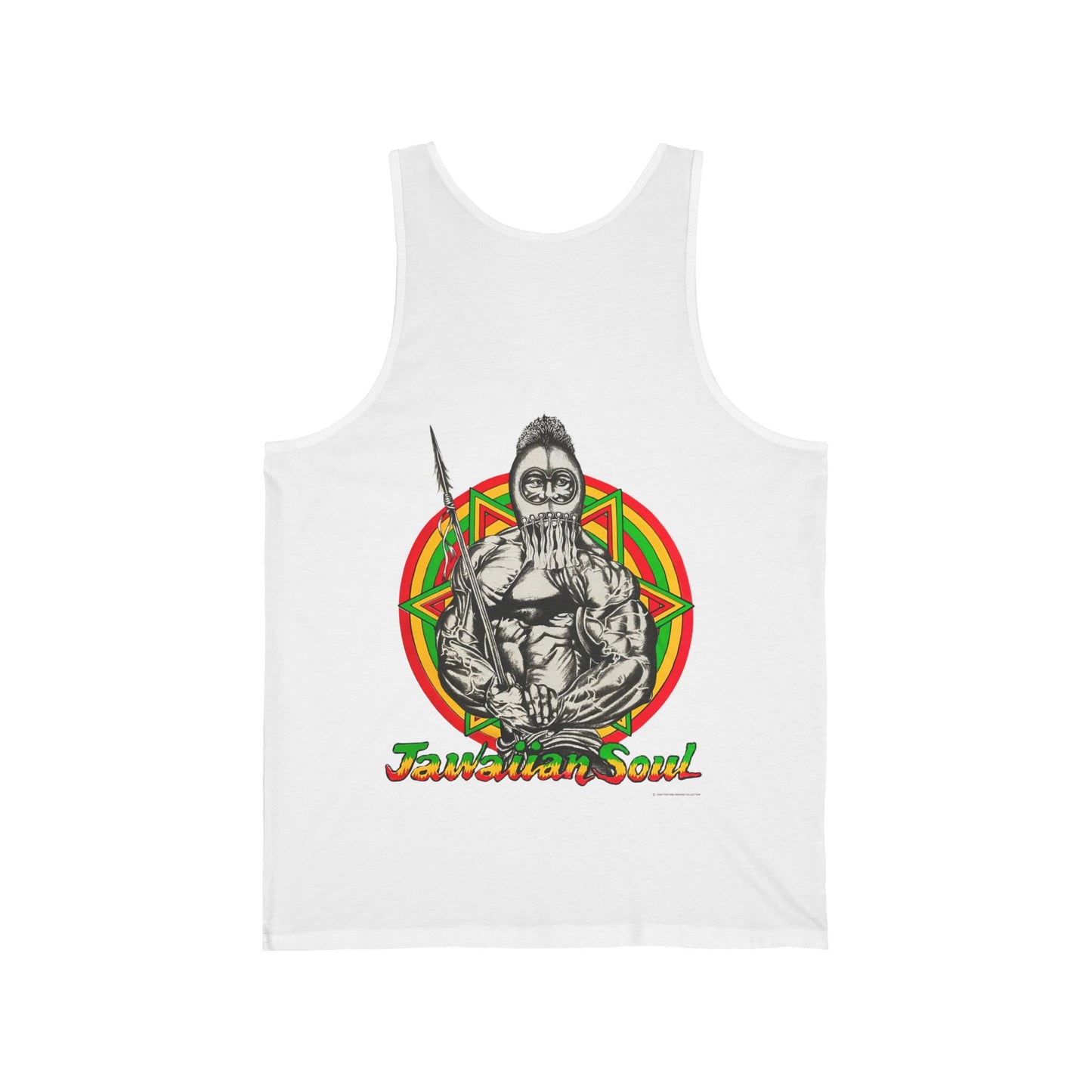 Jawaiian Strength Jawaiian Soul Vintage Design 90s New Print Unisex Jersey Tank
