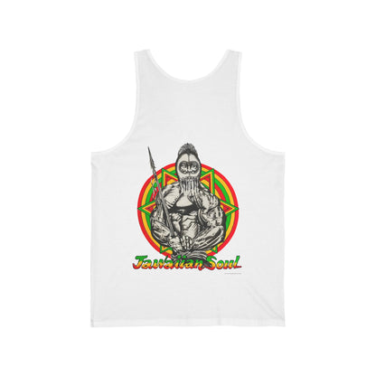 Jawaiian Strength Jawaiian Soul Vintage Design 90s New Print Unisex Jersey Tank