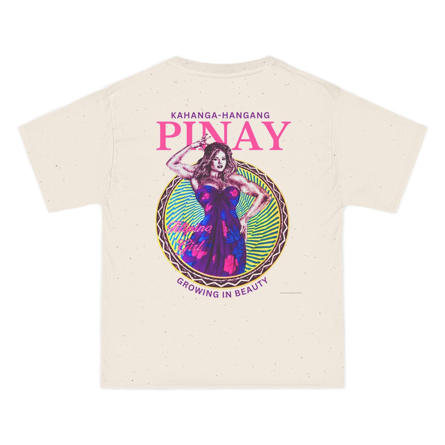 Filipino Strength Pinay Growing in Beauty Filipino Girl Kahanga Hangang Vintage Design 90s New Print Beefy-T®  Short-Sleeve T-Shirt