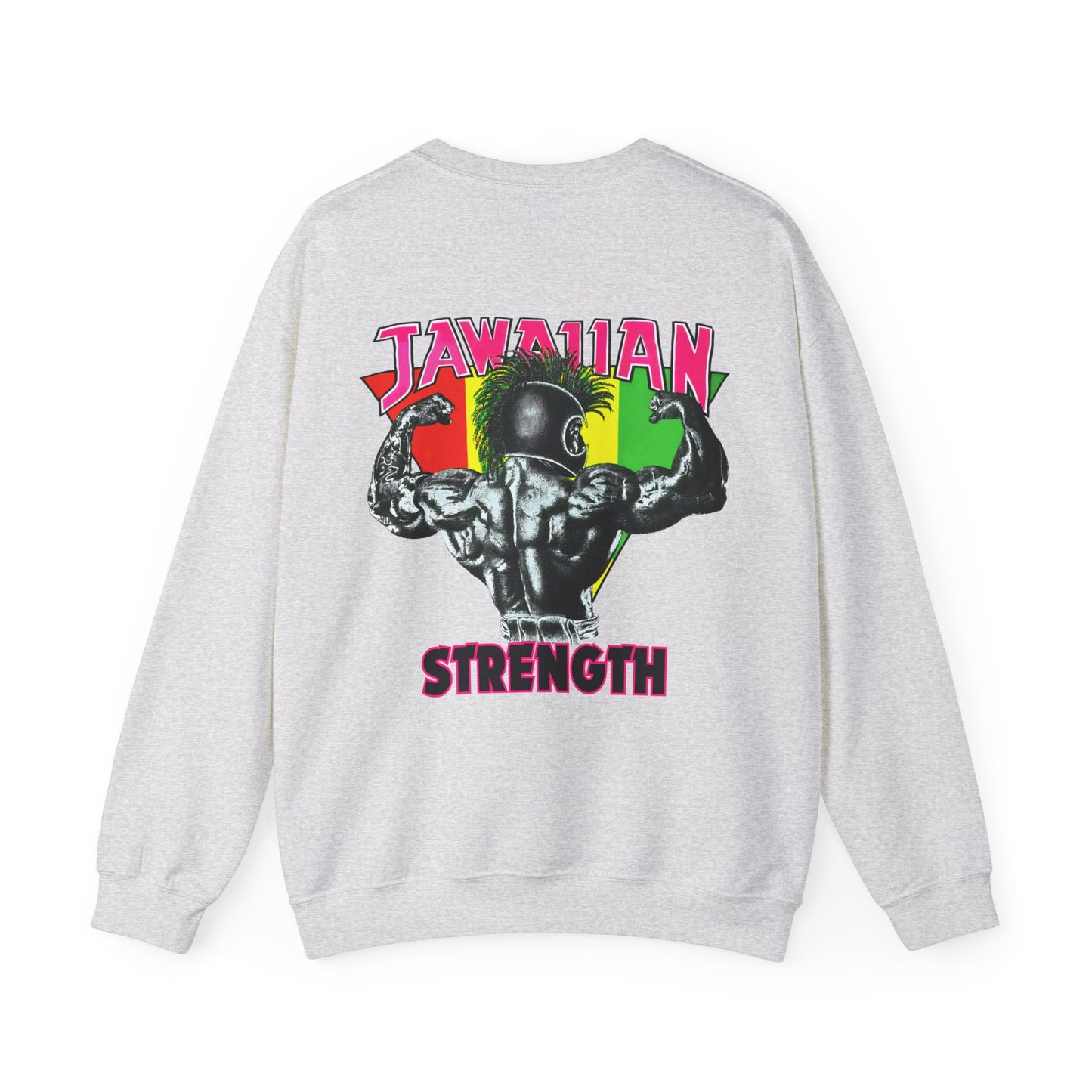 Jawaiian Strength Jawaiian Strenght Shirt Vintage Design 90s New Print Unisex Heavy Blend™ Crewneck Sweatshirt