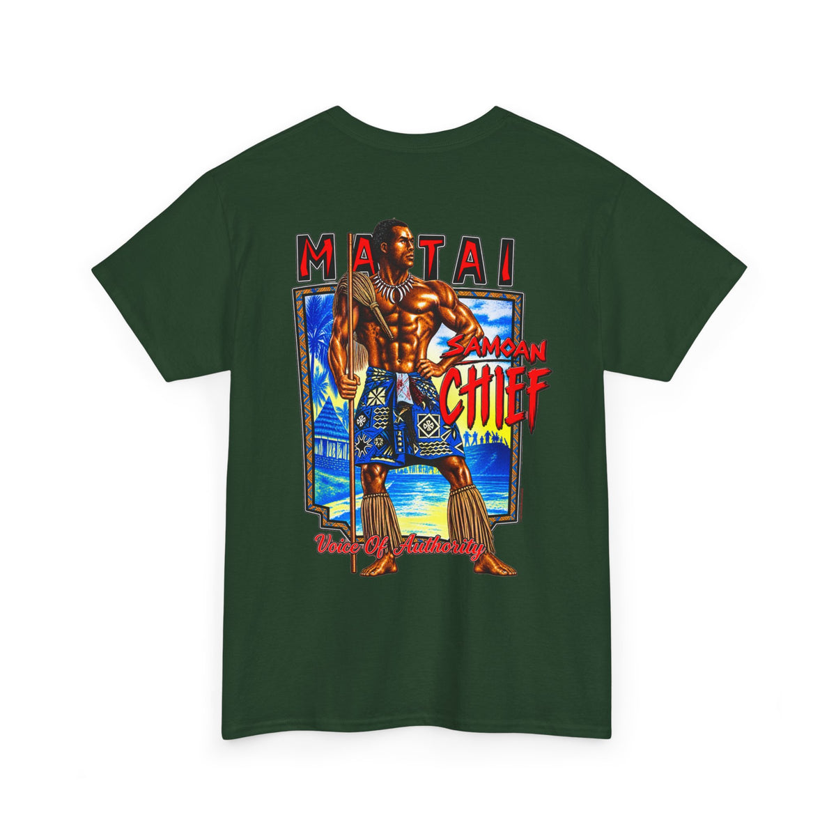 Samoan Strength Samoan Chief Matai Unisex Heavy Cotton Tee
