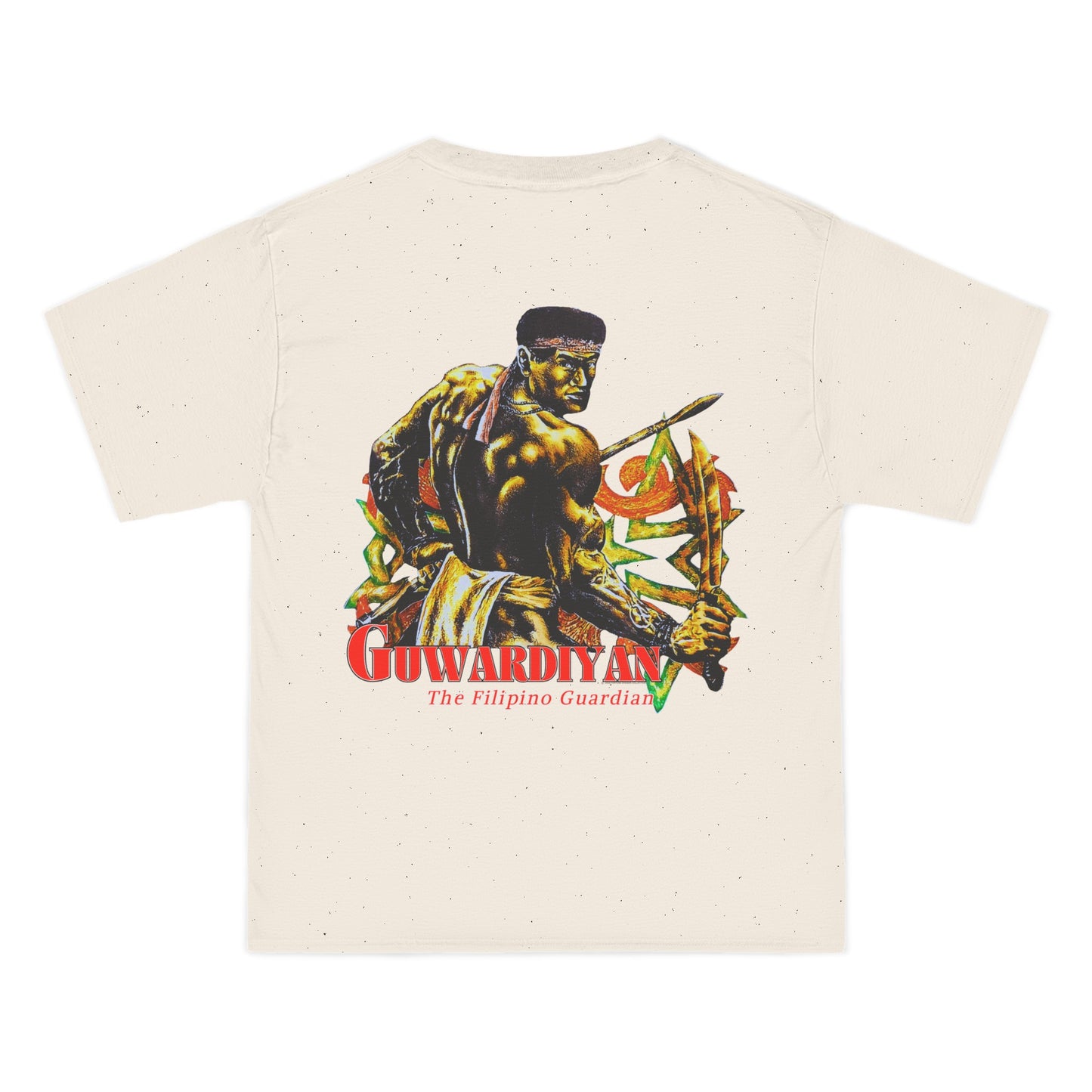 Filipino Strength The Filipino Guardian Guwardiyan Vintage Design 90s New Print Beefy-T®  Short-Sleeve T-Shirt