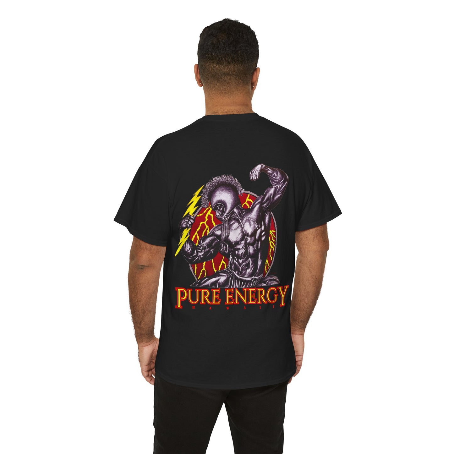 Hawaiian Strength Pure Energy Hawaii Vintage Design 90s New Print Unisex Heavy Cotton Tee