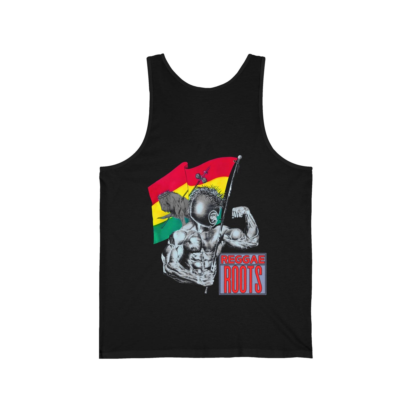 Jawaiian Strength Reggae Roots Vintage Design 90s New Print Unisex Jersey Tank