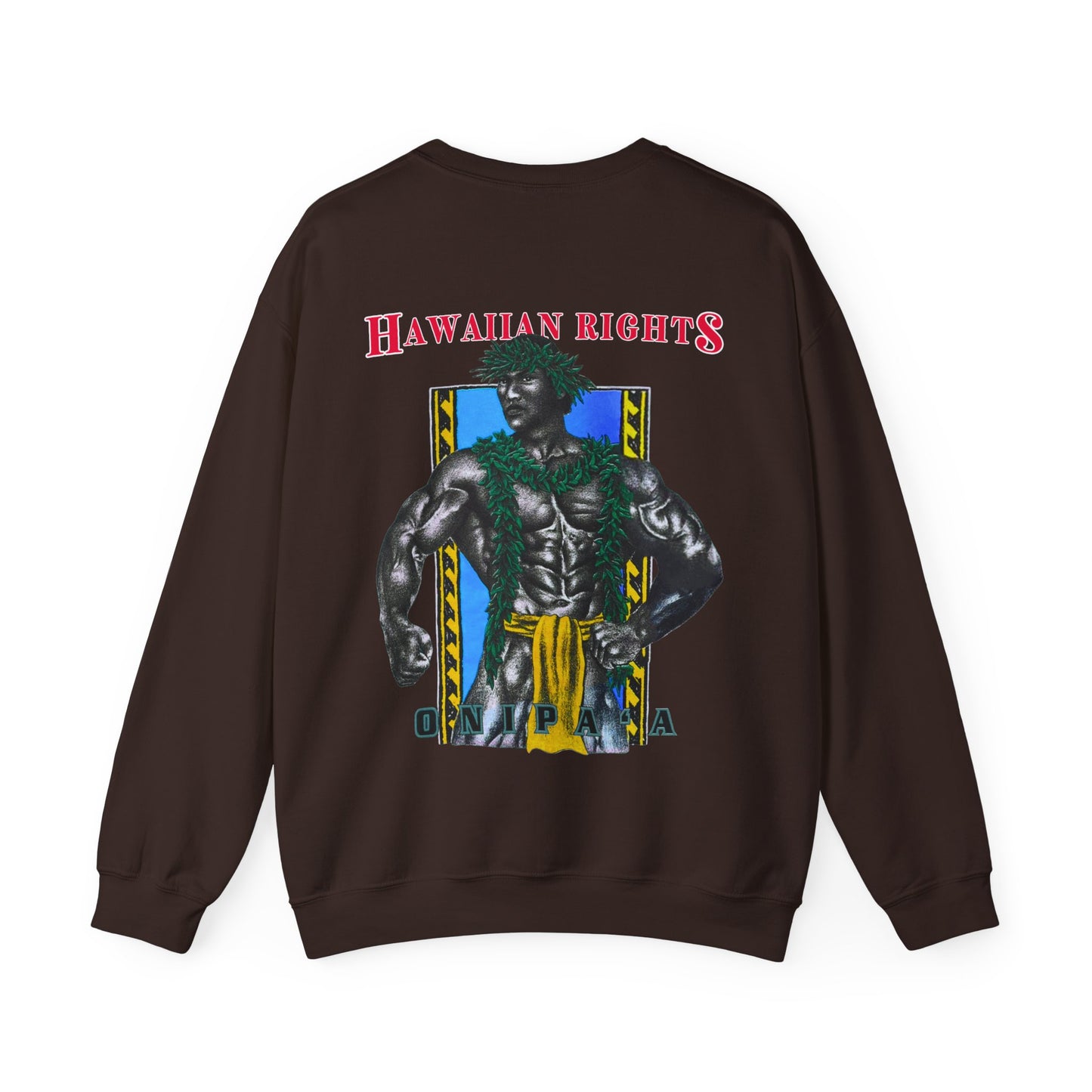 Hawaiian Strength Onipa’a Hawaiian Rights Vintage Design 90s New Print Unisex Heavy Blend™ Crewneck Sweatshirt