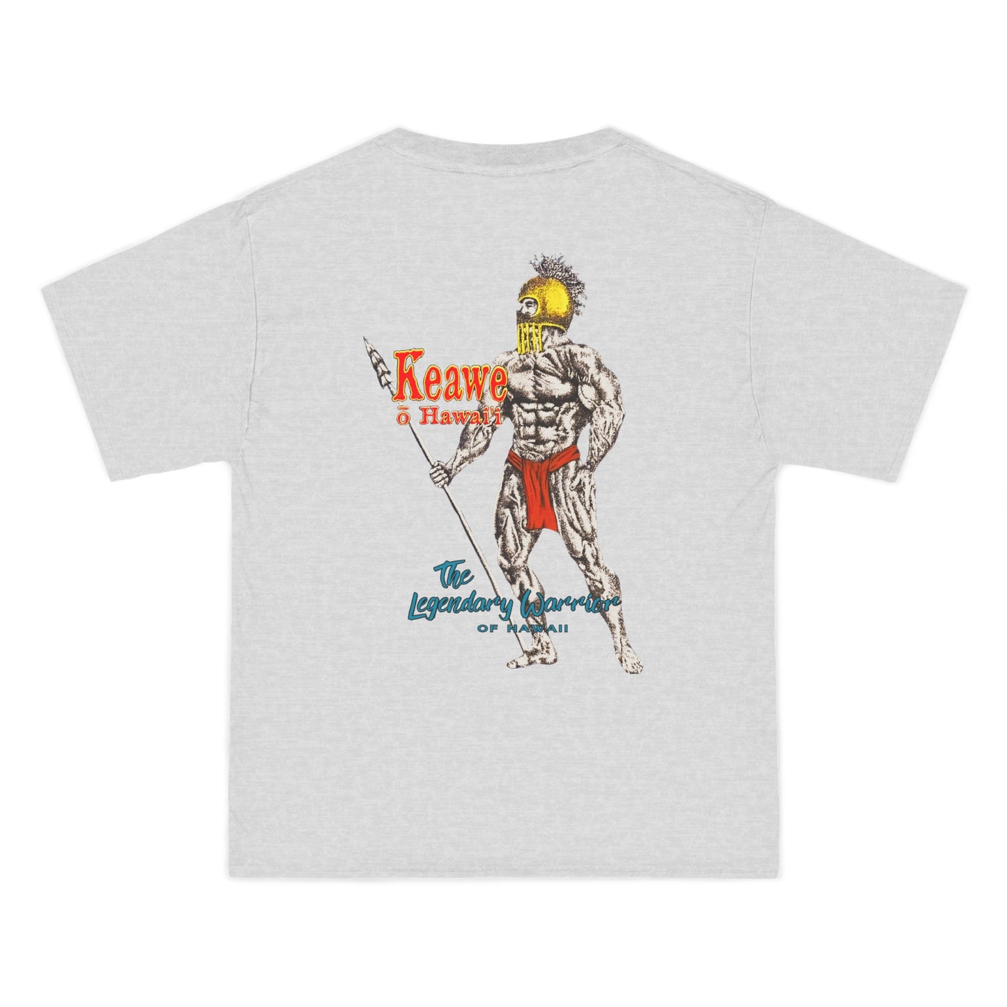 Hawaiian Strength Keawe o Hawaii The Legendary Warrior of Hawaii Vintage Designs 90s New Print Beefy-T®  Short-Sleeve T-Shirt