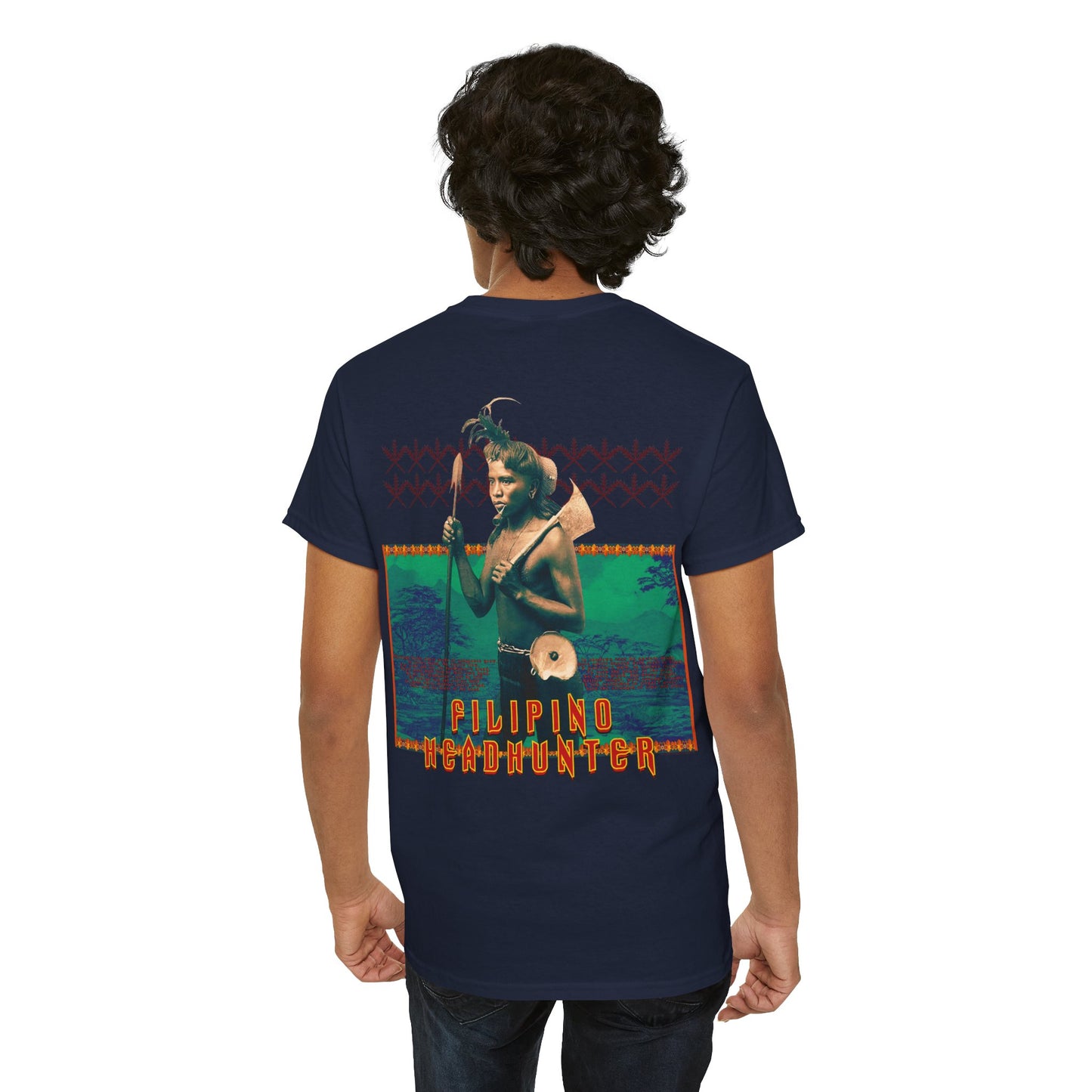 Filipino Strength Filipino HeadHunter Unisex Heavy Cotton Tee
