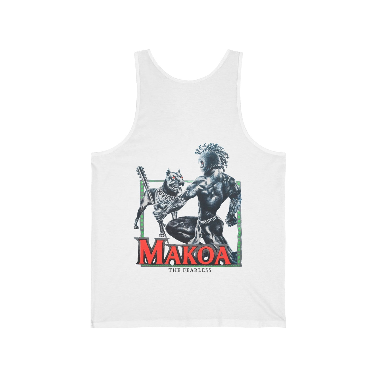 Hawaiian Strength Makoa The Fearless Vintage Design 90s New Print Unisex Jersey Tank