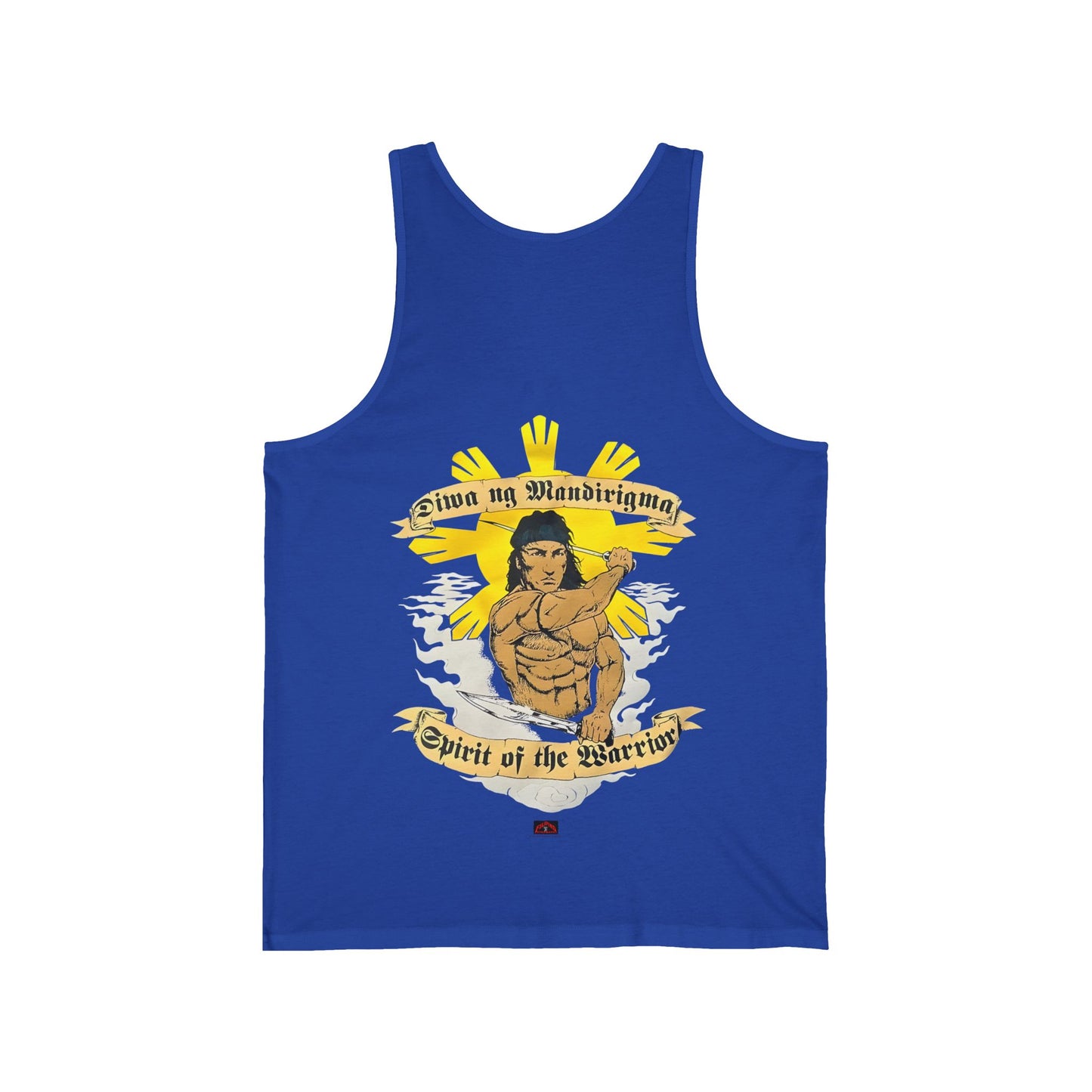 Filipino Strength Spirit of the Warrior Diwa ng Mandirigma Vintage Design 90s New Print Unisex Jersey Tank