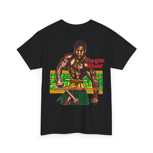 Local Strength Tongan Power Unity of Polynesian Strength Unisex Heavy Cotton Tee