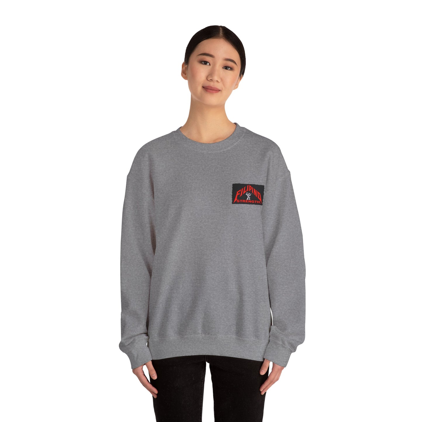 Filipino Strength Filipina Vintage Design 90s New Print Unisex Heavy Blend™ Crewneck Sweatshirt