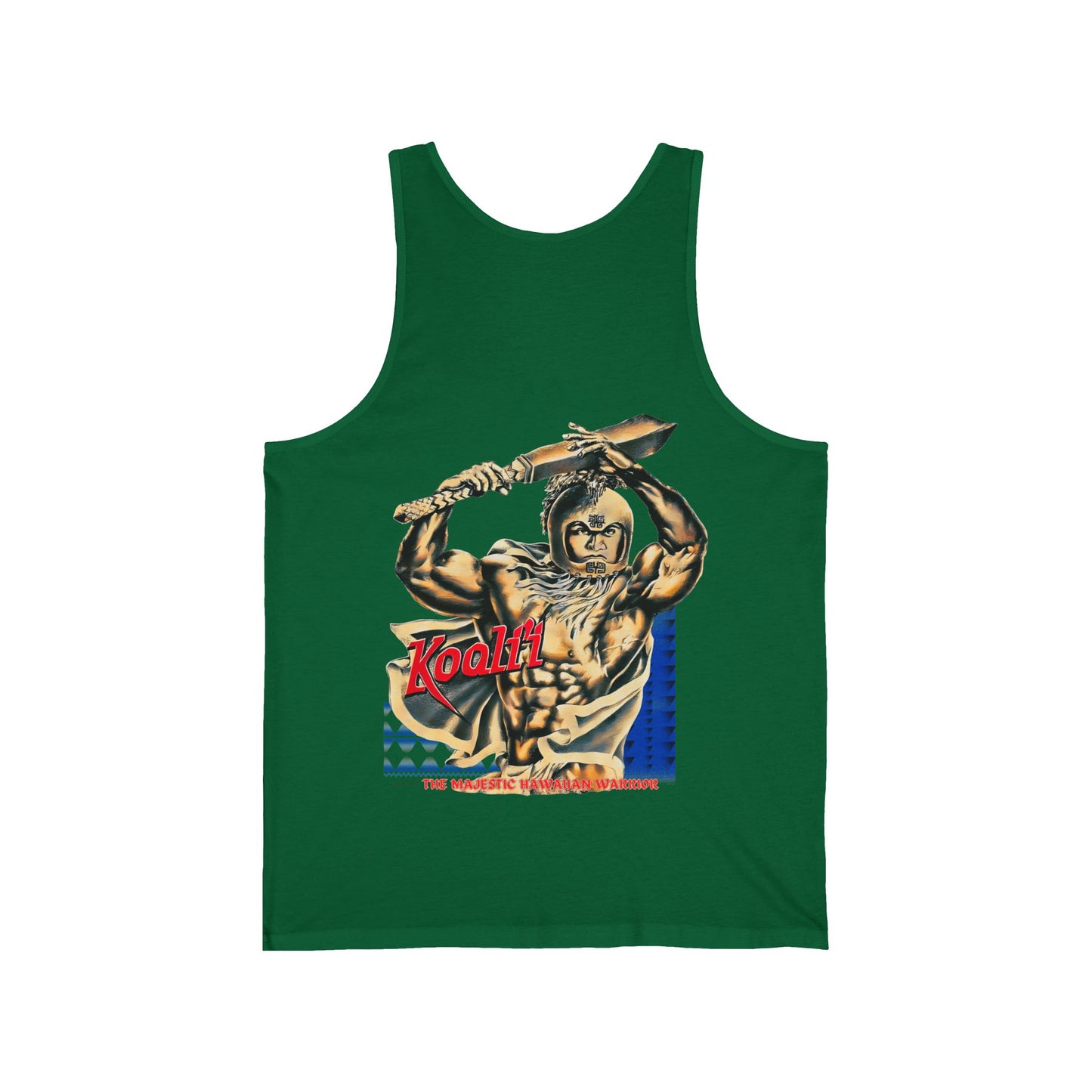 Hawaiian Strength Koali'i The Majestic Hawaiian Warrior Vintage Design 90s New Print Unisex Jersey Tank