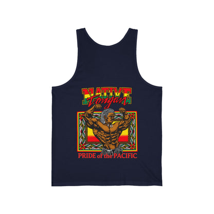 Local Strength Native Tongan Pride of the Pacific Unisex Jersey Tank