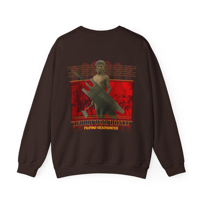 Filipino Strength Filipino Headhunter Igorot War Dance Unisex Heavy Blend™ Crewneck Sweatshirt