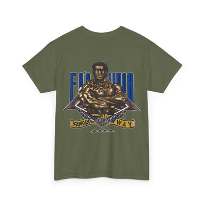 Samoan Strength Fa'a Samoa The Samoan Way Shirt Vintage Design 90s New Print Unisex Heavy Cotton Tee