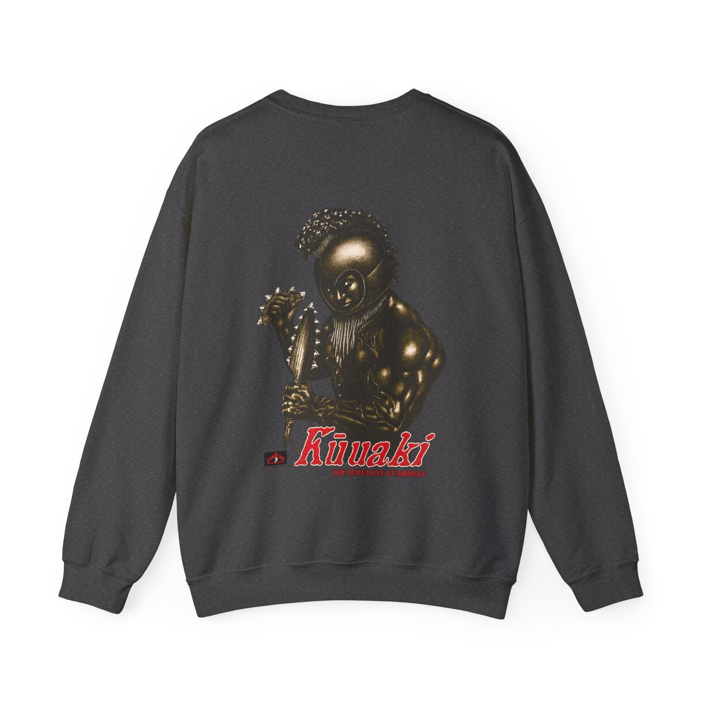 Hawaiian Strength Kῡuaki The Hawaiian Guardian Vintage Design 90s New Print Unisex Heavy Blend™ Crewneck Sweatshirt