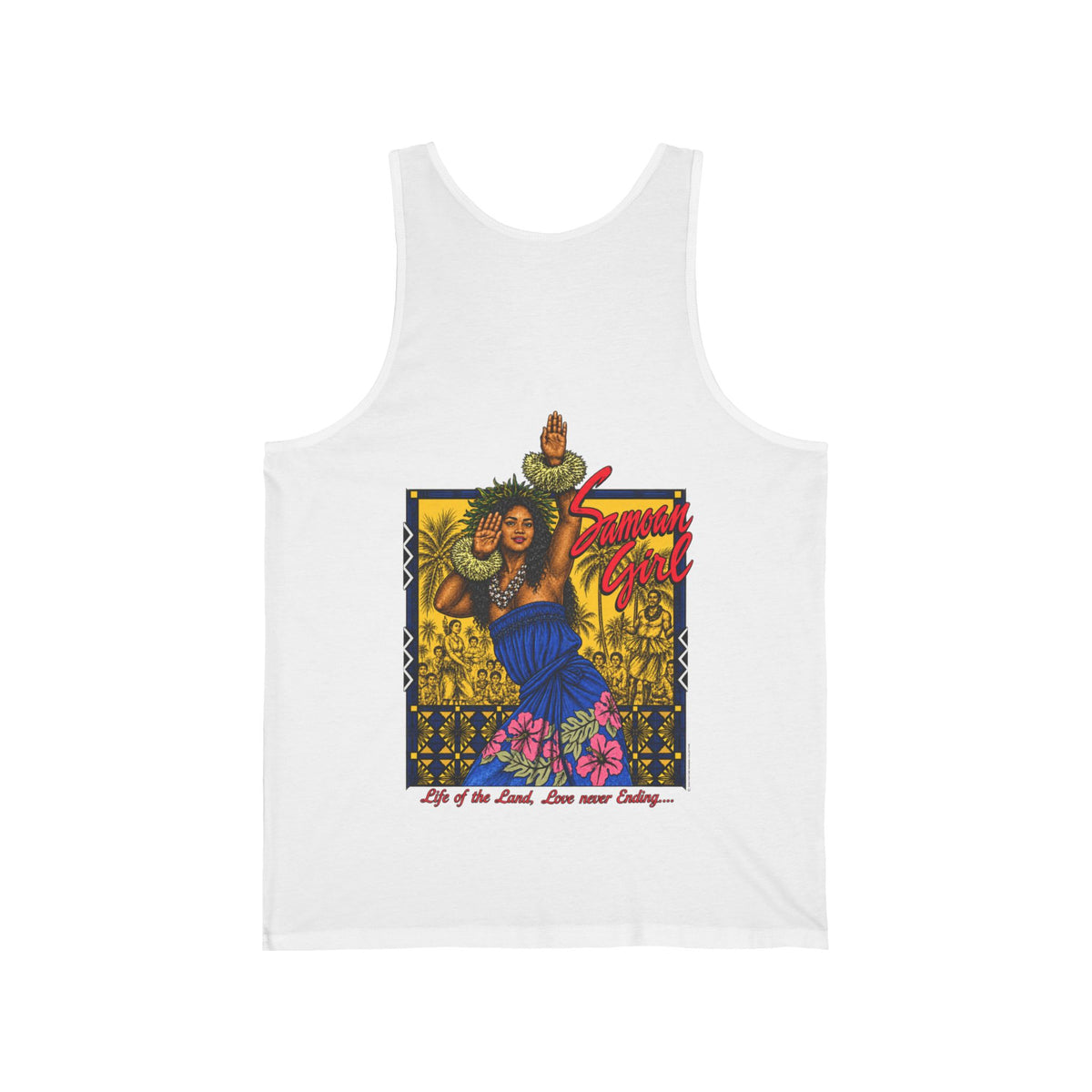 Samoan Strength Samoan Girl Unisex Jersey Tank