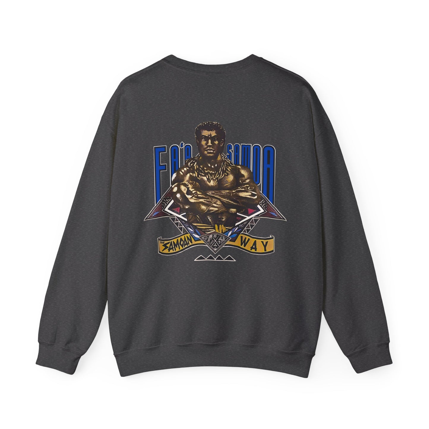 Samoan Strength Fa'a Samoa The Samoan Way Vintage Design 90s New Print Unisex Heavy Blend™ Crewneck Sweatshirt