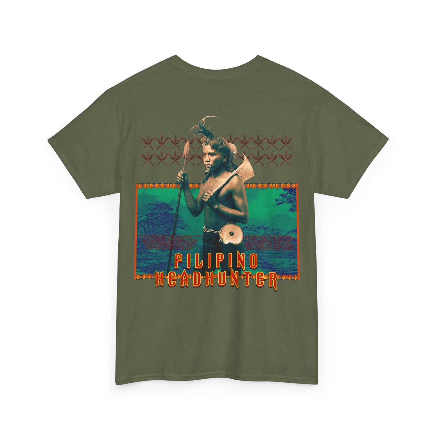Filipino Strength Filipino HeadHunter Unisex Heavy Cotton Tee