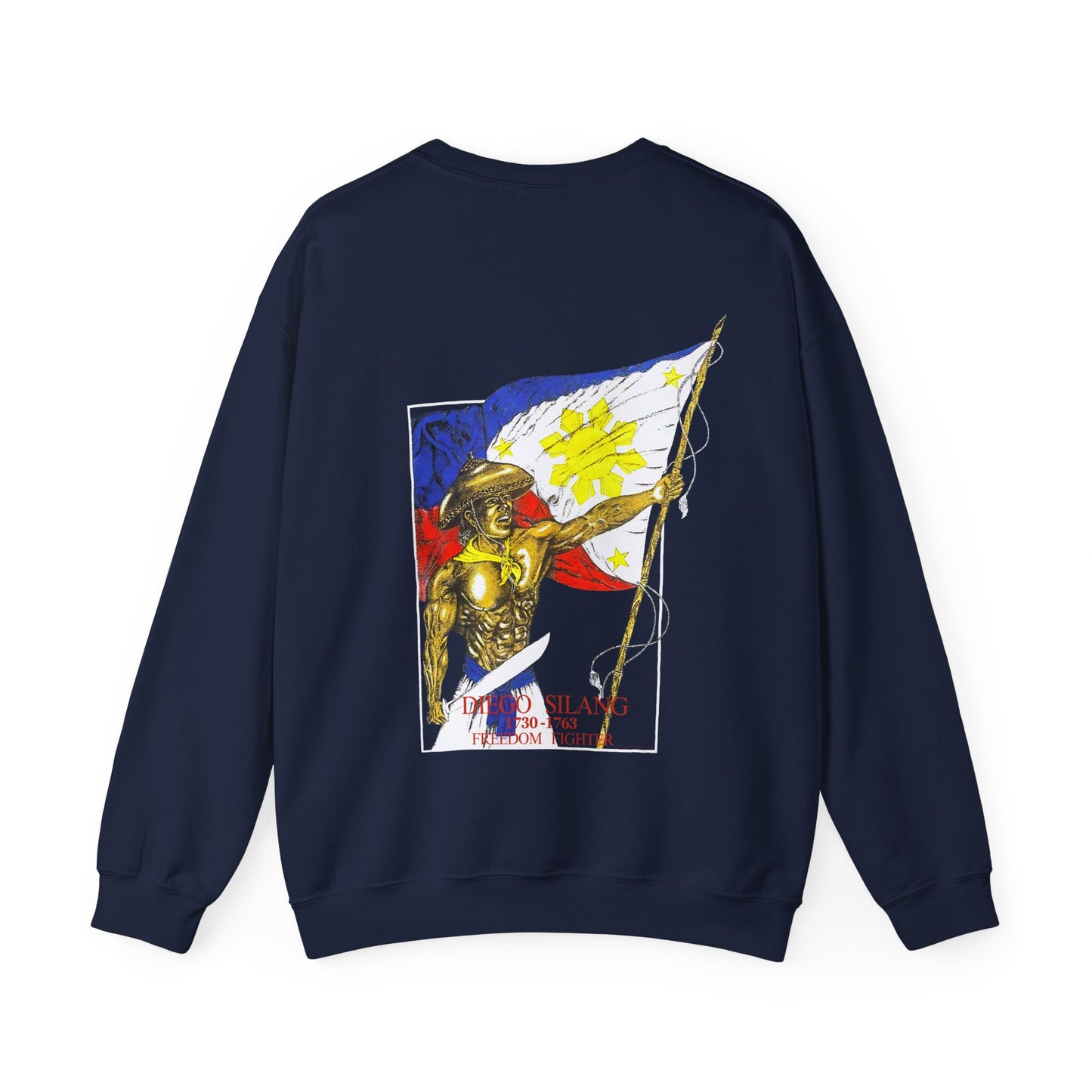 Filipino Strength Diego Silang Freedom Fighter Vintage Design 90s New Print Unisex Heavy Blend™ Crewneck Sweatshirt