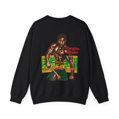 Local Strength Tongan Power Unity of Polynesian Strength Unisex Heavy Blend™ Crewneck Sweatshirt