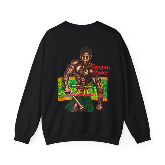 Local Strength Tongan Power Unity of Polynesian Strength Unisex Heavy Blend™ Crewneck Sweatshirt