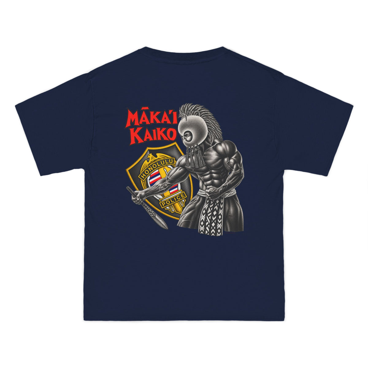 Hawaiian Strength Maka'i Kaiko Honolulu Police Beefy-T®  Short-Sleeve T-Shirt