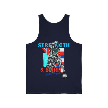 Hawaiian Strength Strength and Spirit of the People Vintage Design 90s New Print Unisex Jersey Tank