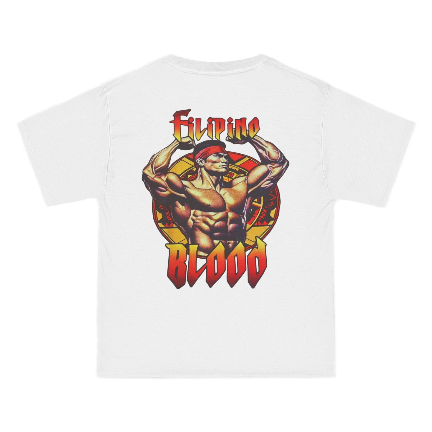 Filipino Strength Filipino Blood Vintage Design 90s New Print Beefy-T®  Short-Sleeve T-Shirt