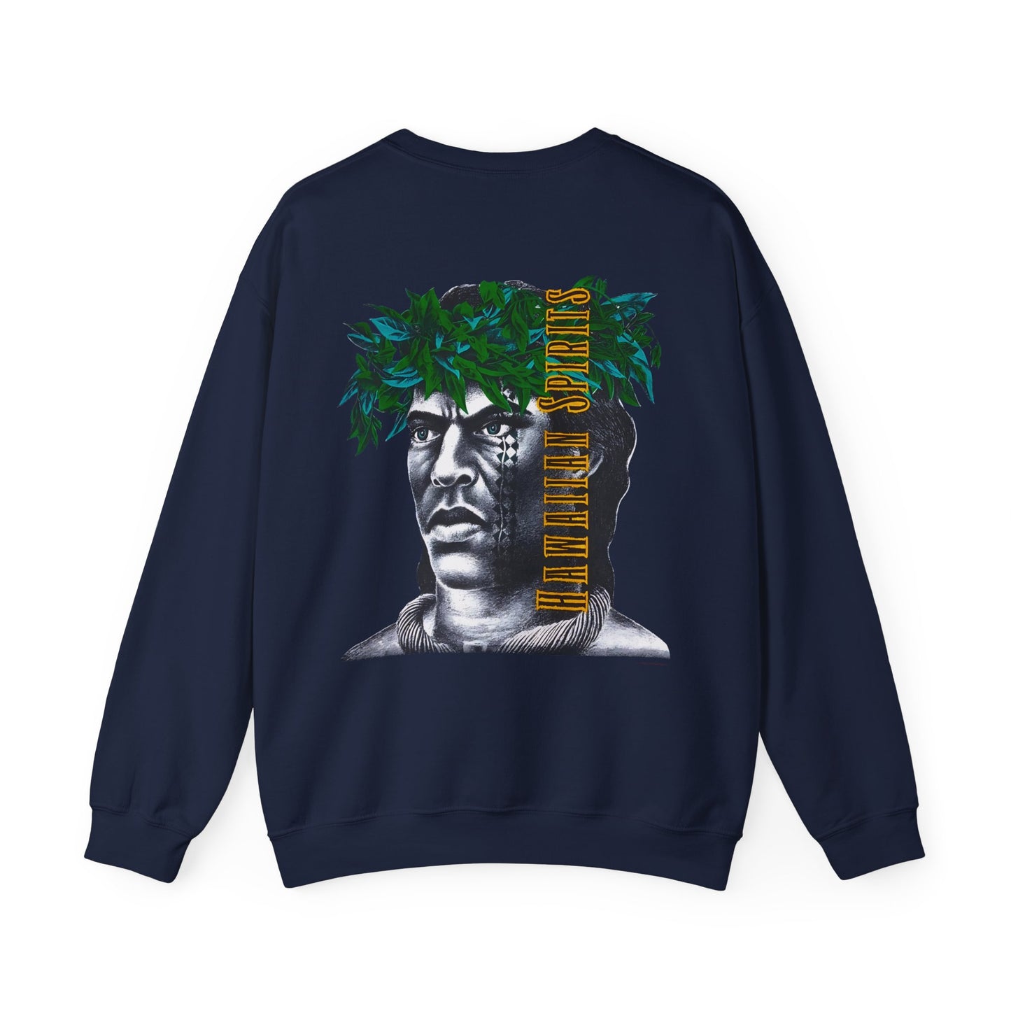 Hawaiian Strength Hawaiian Spirits Vintage Design 90s New Print Unisex Heavy Blend™ Crewneck Sweatshirt